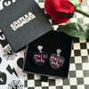 SELINA - Heart Stud Earrings