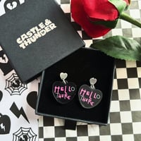 Image 3 of SELINA - Heart Stud Earrings