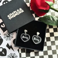 Image 3 of JEN - Heart Stud Earrings