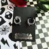 TAYLOR - Snake Huggie Hoops