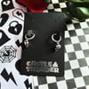 JAY - Skull Huggie Hoops