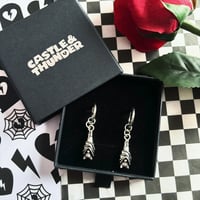 Image 2 of NADIA - Bat Huggie Hoops