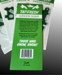 Image 2 of TAT-FRESH Green Soap Airfreshener