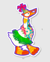 Silly goose vinyl sticker 