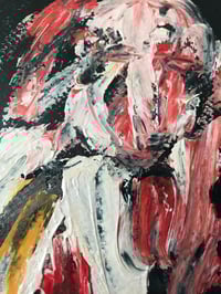 Image 4 of 1951 Abstract Expressionist Nude Oil on Board, Signed, Framed, Dated '51