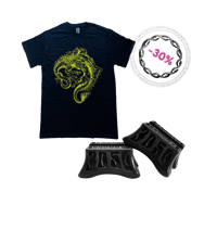 Image 1 of Black Mamba Slide Blocks + Green Venom T-shirt Package