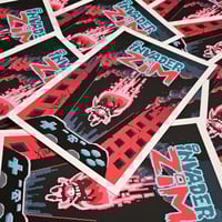 Image 1 of INVADER ZIM Pixel Gaz Giclee Print (signed)