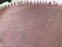 Image 5 of 1980s Large Postmodern Abstract Ceramic Platter by David Schneider, Signed