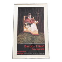 Image 1 of 1995 Bacon-Freud Expressions Exhibition Poster - Foundation Maeght