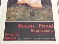 Image 5 of 1995 Bacon-Freud Expressions Exhibition Poster - Foundation Maeght