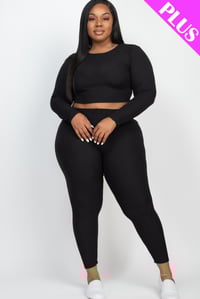 Curvy Crop set 