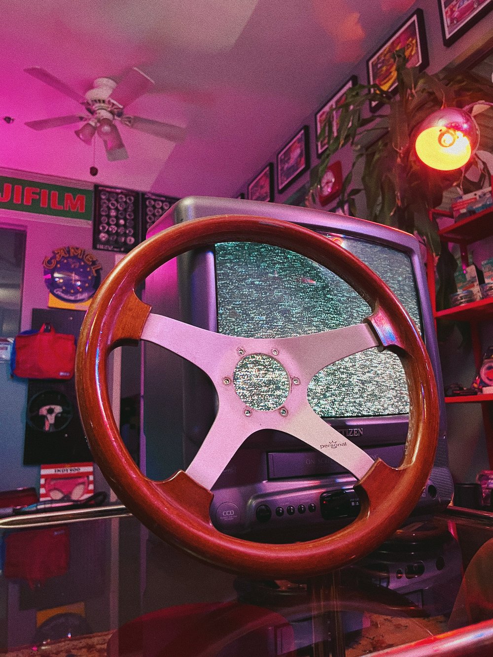 Personal Wood Grain Steering Wheel (350mm)