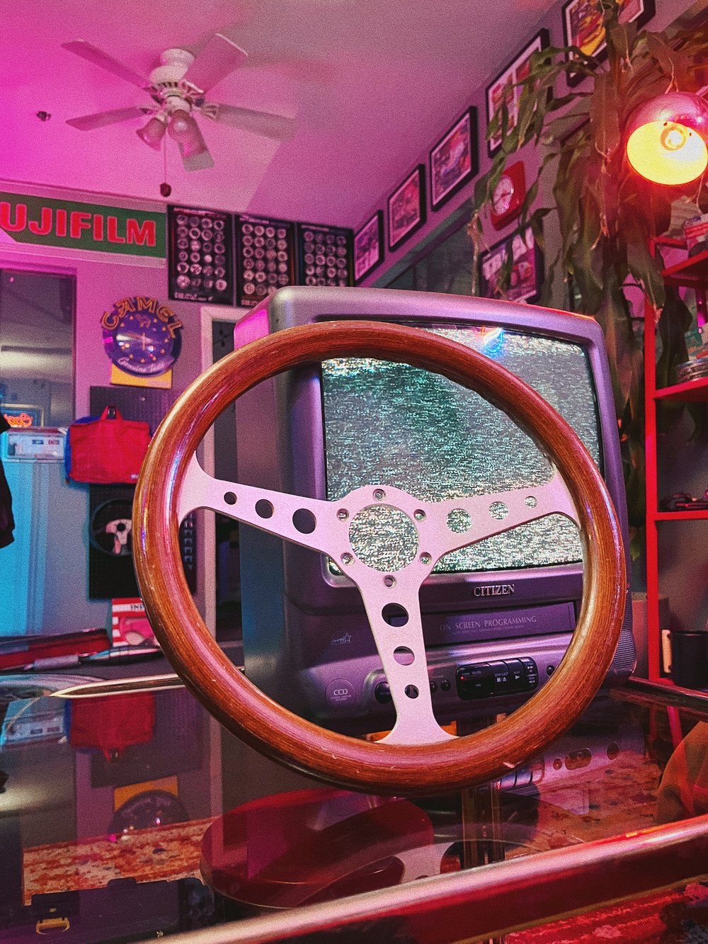 Leonard Wood Grain Steering Wheel (350mm)