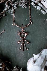 Image 4 of Conduit copper sigil necklace