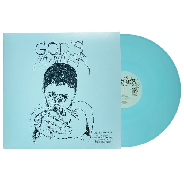 Image of TONER "God's Hammer" EP (Baby Blue Vinyl)