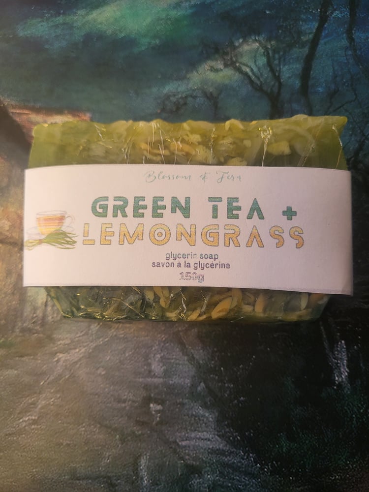 Image of Green Tea + Lemongrass Soap