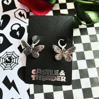 Image 3 of NAOMI - Butterfly Huggie Hoops