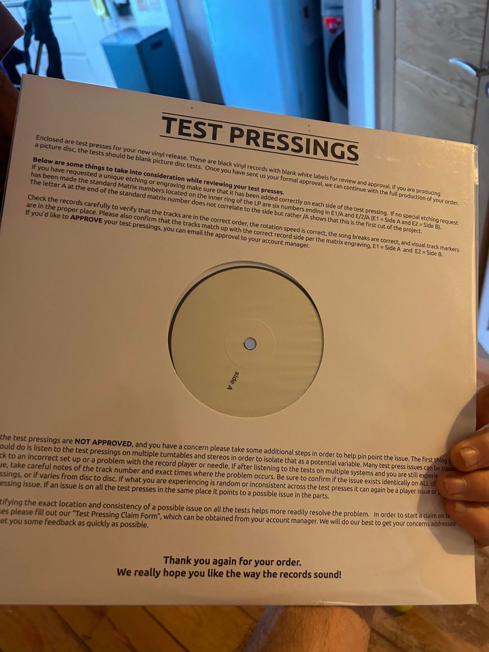 HIERONYMUS DREAM NOSTRO TEST PRESS 