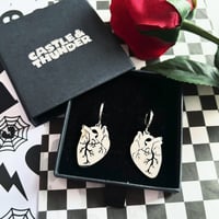 Image 2 of FRANKIE - Heart Huggie Hoops