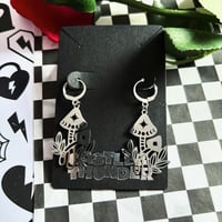 Image 2 of PAIGE - Toadstool Huggie Hoops