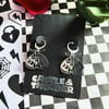 LUNA - Moth Huggie Hoops