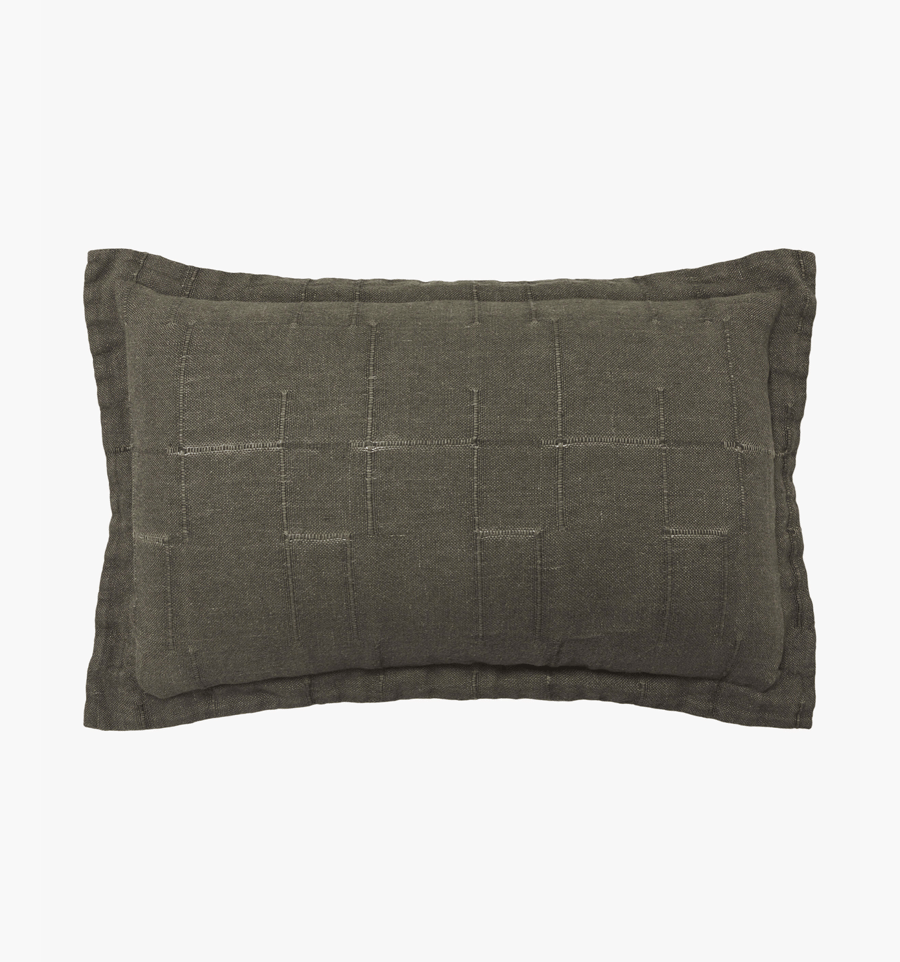 Image of Olive Tailored Cushion 