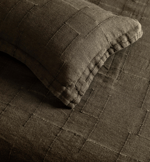 Image of Olive Tailored Cushion 