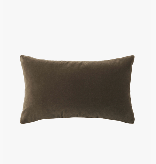 Image of Olive Velvet Cushion