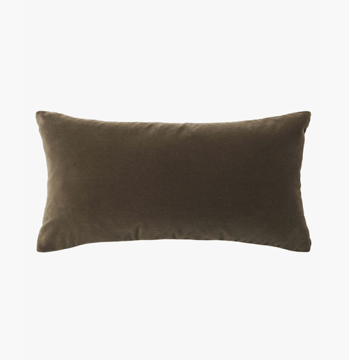 Image of Olive Velvet Cushion