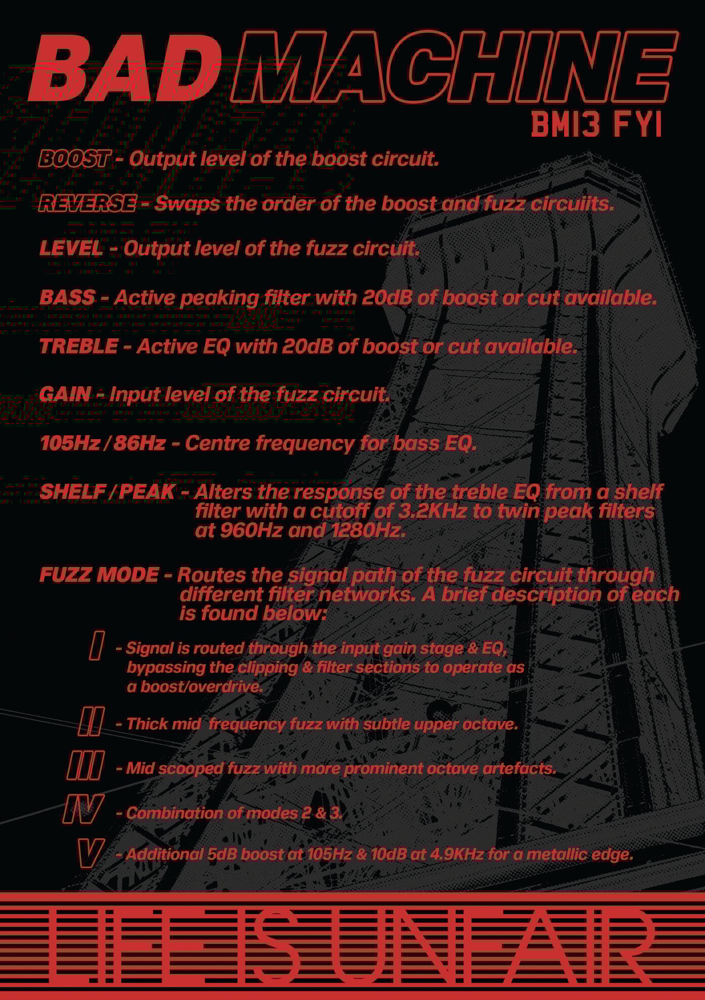 Bad Machine | LIFE IS UNFAIR Audio Devices