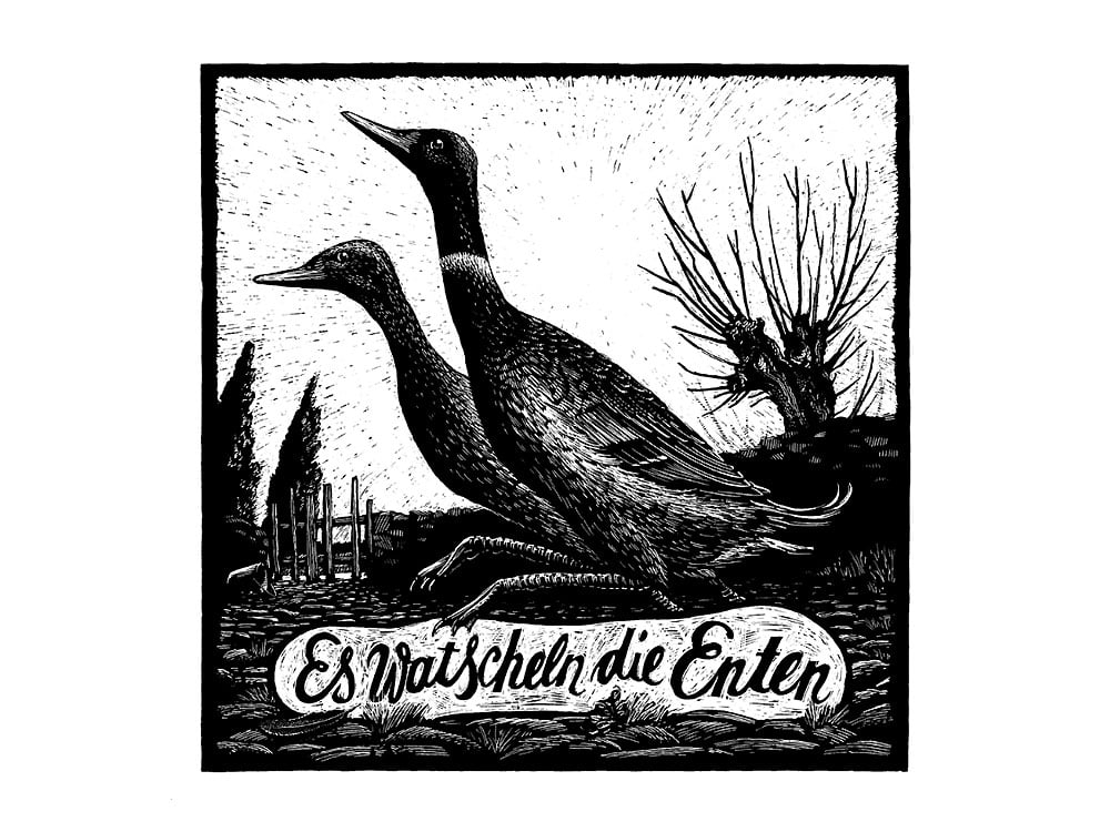 Image of SIEBDRUCK Enten