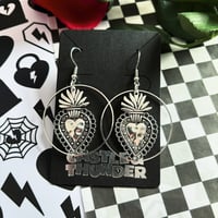 Image 3 of FRIDA - Sacred Heart Earrings