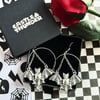 MICHAEL - Bat Hoop Earrings
