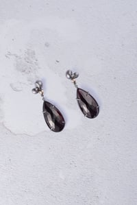 Image 1 of Garnet drop earrings 