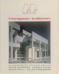 Image 1 of Architectural Design: Contemporary Architecture, 1988