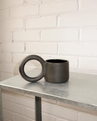 Image 1 of Circle Mug in Black, Short