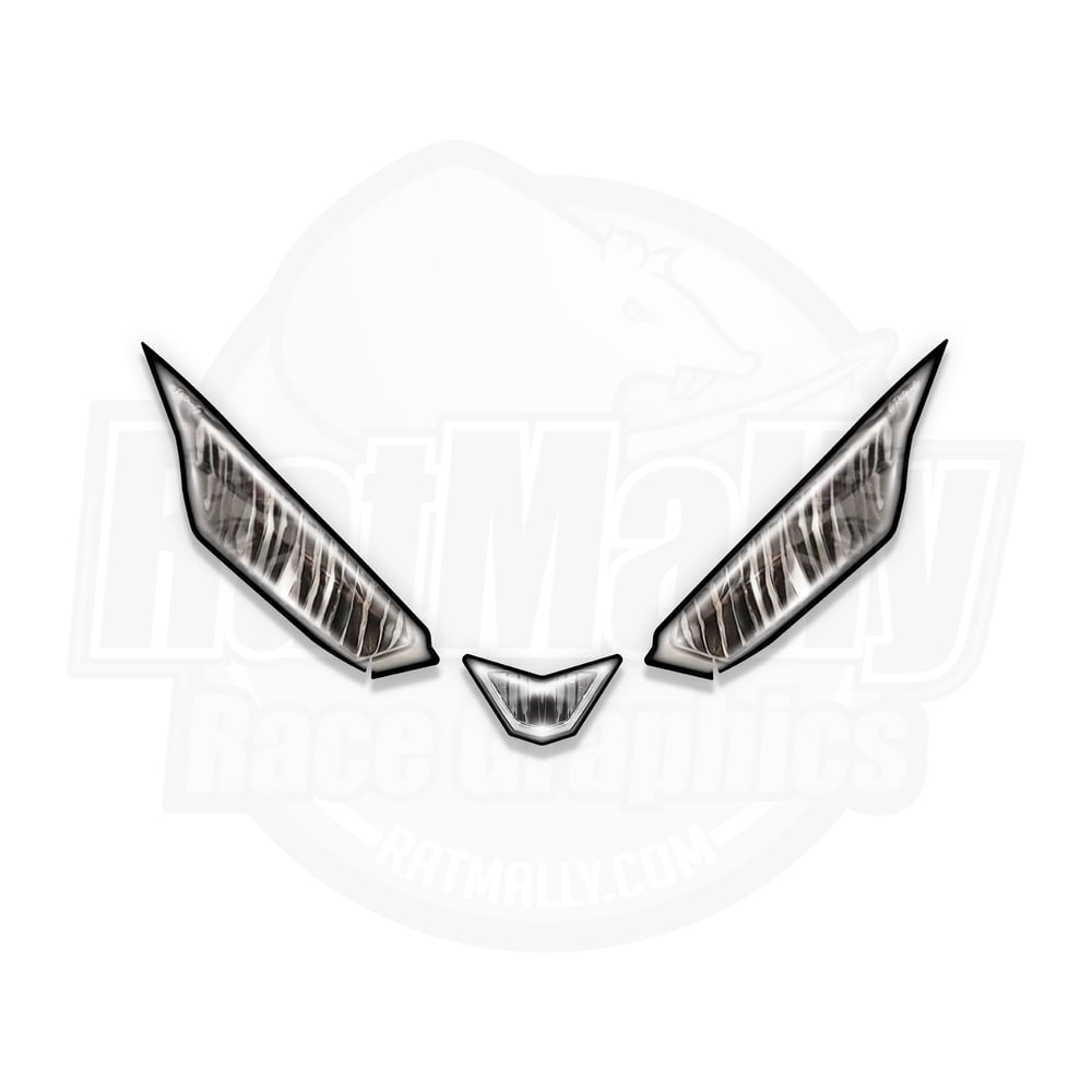 Image of Race Headlight Stickers to fit Aprilia RS660