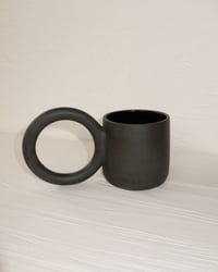 Image 1 of Circle Mug in Black, Tall