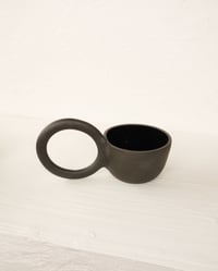 Circle Mug in Black, Rounded