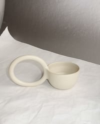 Circle Mug in Ivory Matte, Rounded