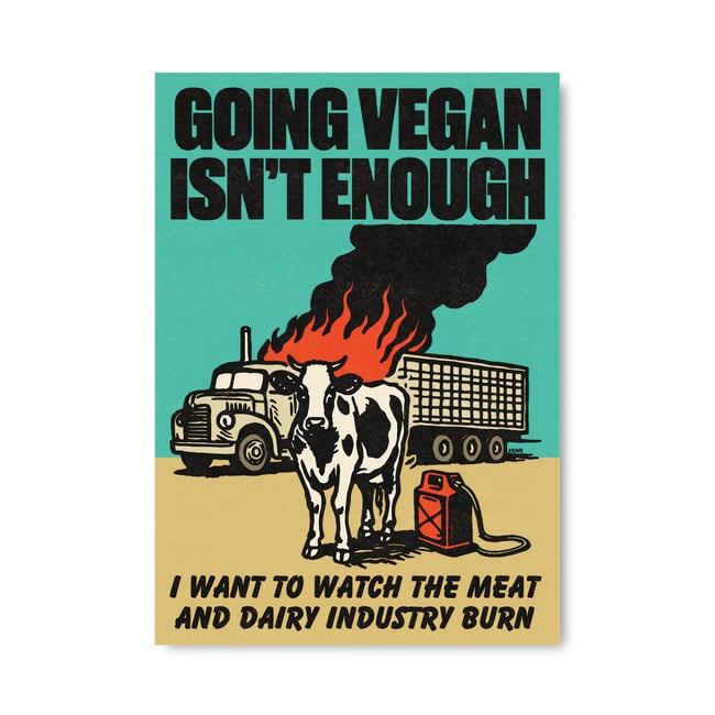 GOING VEGAN A2 POSTER
