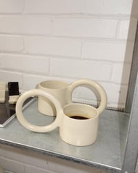Image 5 of Circle Mug in Ivory Satin, Short