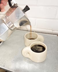 Image 2 of Espresso Mug, Ivory Satin