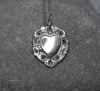 Framed heart pendant