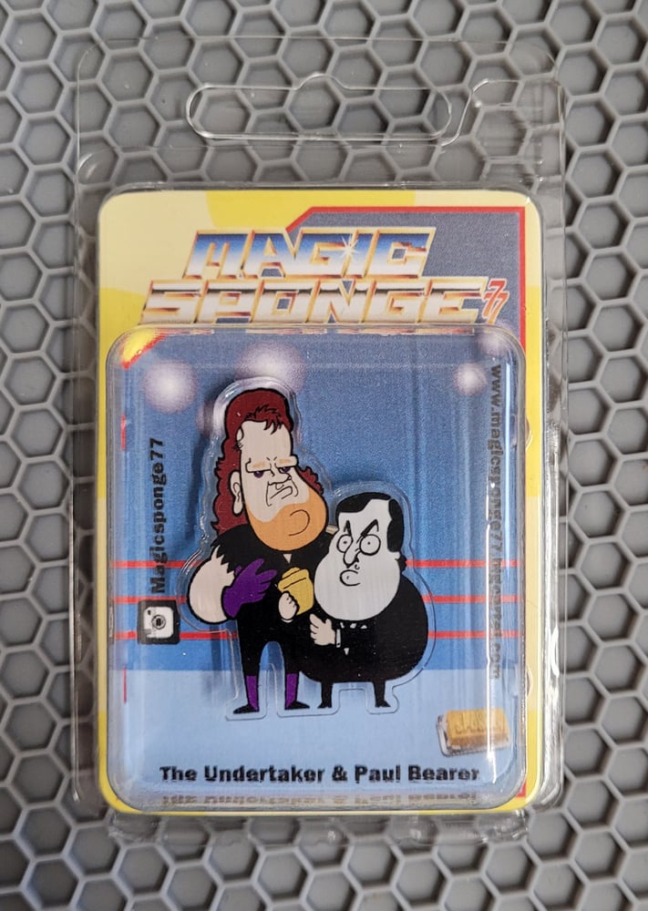 Image of The Undertaker & Paul Bearer Acrylic Pin.