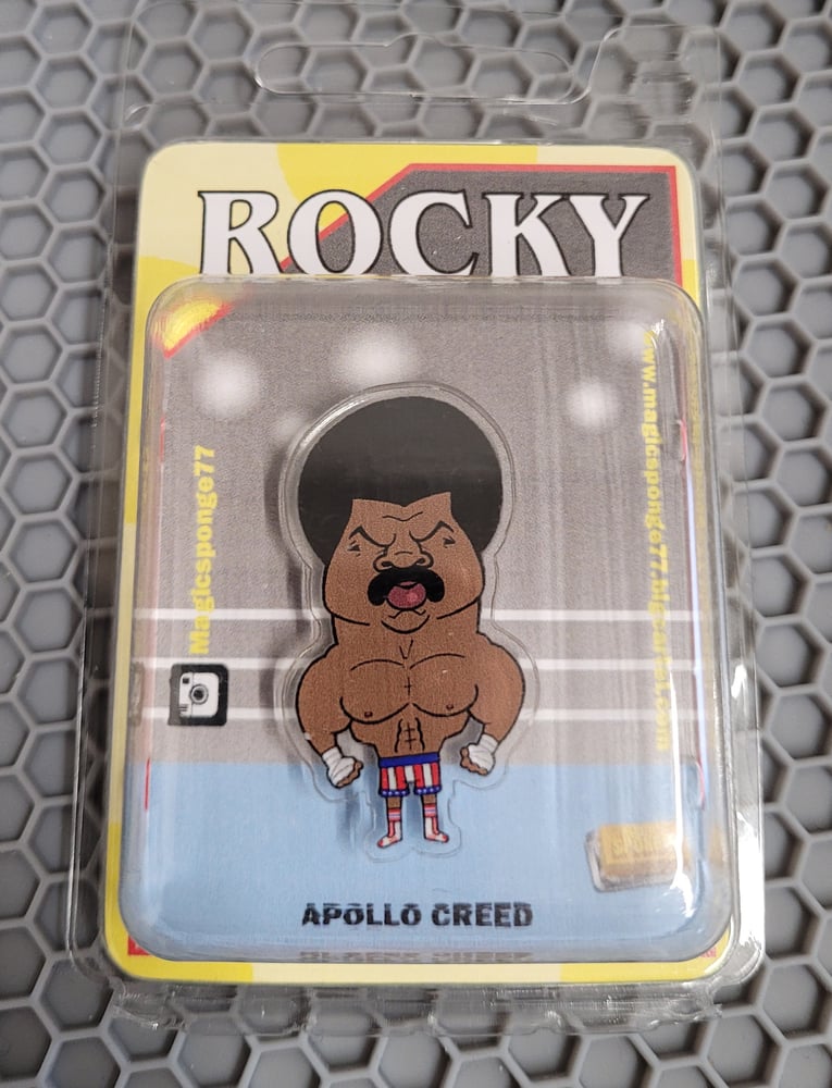 Image of Apollo Creed Acrylic Pin.