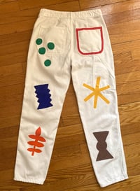 Image 2 of White Carpenters 27/28"