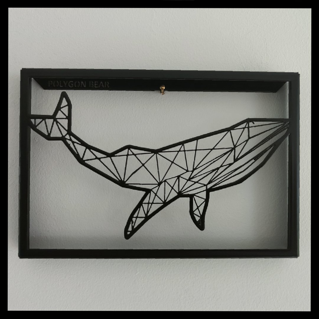 Polygon Whale Mini | Polygon Bear Cornish Design