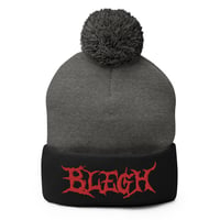 Image 4 of TWO TONE BLEGH BEANIE - SOLID DEATHCORE STYLE