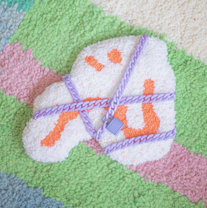 "SMILEY LIGOTÉ N°1" / Punchneedle